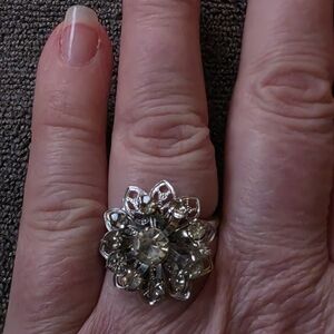 Vintage 1960s Sarah Coventry Layered Rhinestone